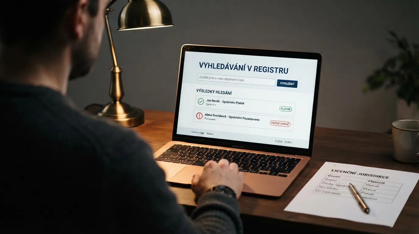 Loga licenčních autorit Curaçao eGaming, MGA a Anjouan vedle výstražné informace Ministerstva financí ČR